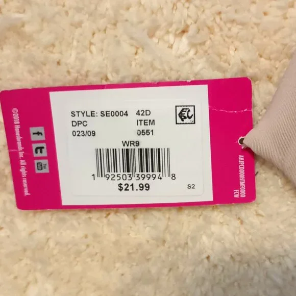 NWT ~ Maidenform's Self Expressions Essential Multiway Push Up Bra (Size: 42D) - Picture 6 of 7